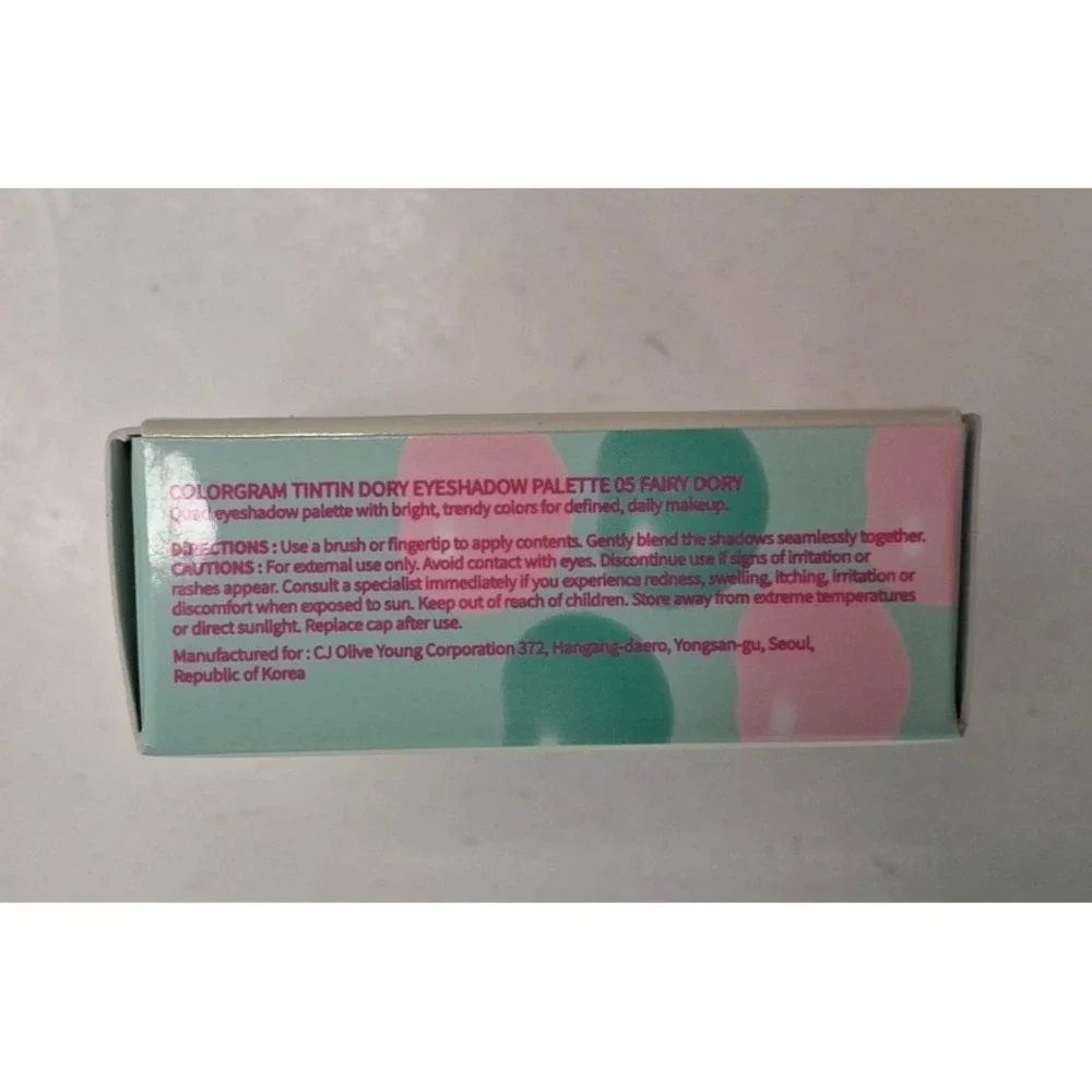 Colorgram Tintin #05 Fairy Dory Eyeshadow Palette 4g Korean Cosmetics Jelly Thru